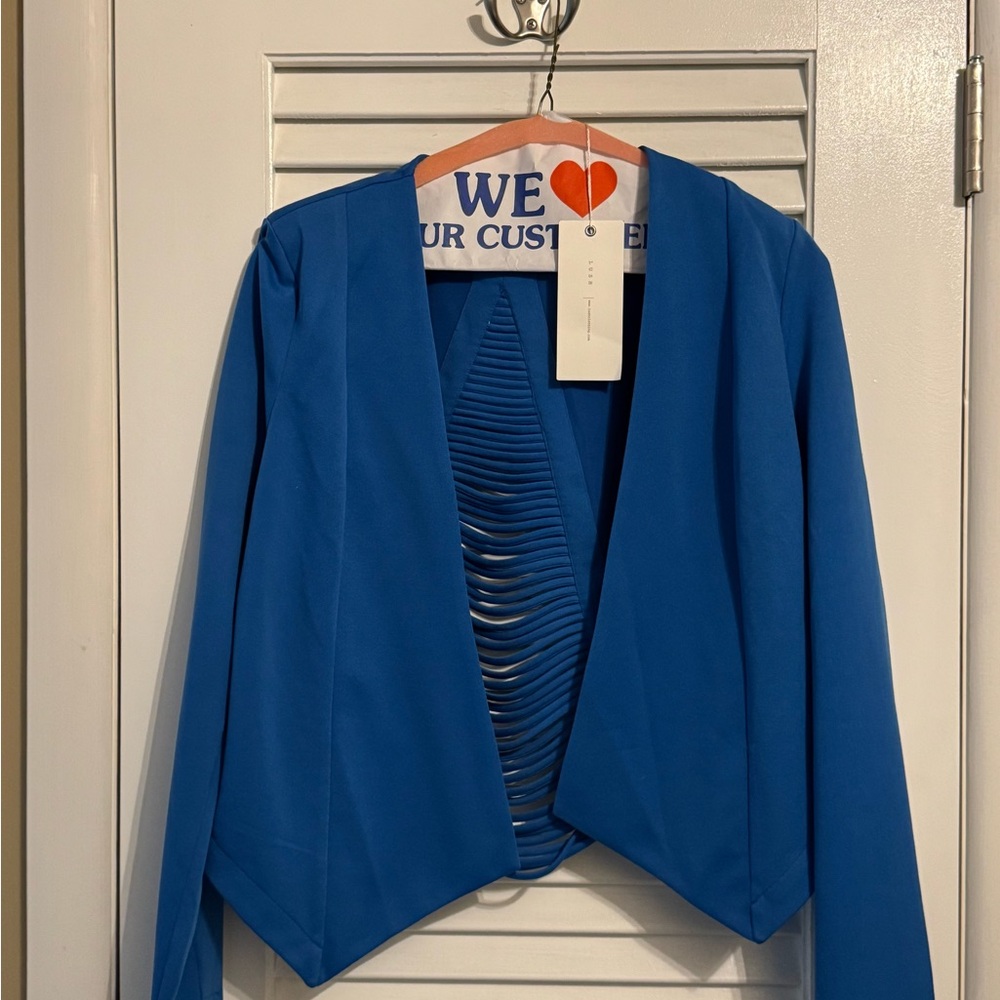 Lush Blue Women's blazer